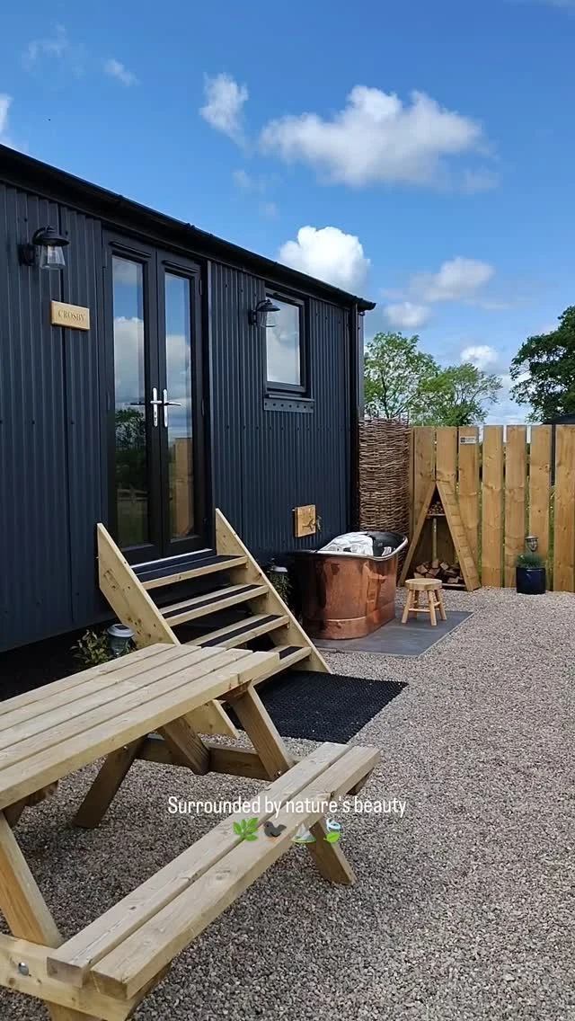 Our view... 🙌🍃⛰️ 🐑

Your couples getaway in the Cumbrian countryside... surrounded by nature 🌿

Each of our three spacious, luxury Shepherds huts are placed to capture the amazing views of the Cumbrian countryside and the Pennine fells. 

Located on our quiet rural farm nestled between the Lake District and Yorkshire Dales National Parks, we are a great destination to explore. 

➡️ See link in our bio to find out more and book your stay. (www.brackenslack.co.uk)

#glamping #yorkshiredales #staycation #hikingadventures #romanticgetaway #couplegoals #cabin #luxuryglamping #lakedistrict_uk #cumbria #nature #relaxinnature #edenvalley #brackenslackstays